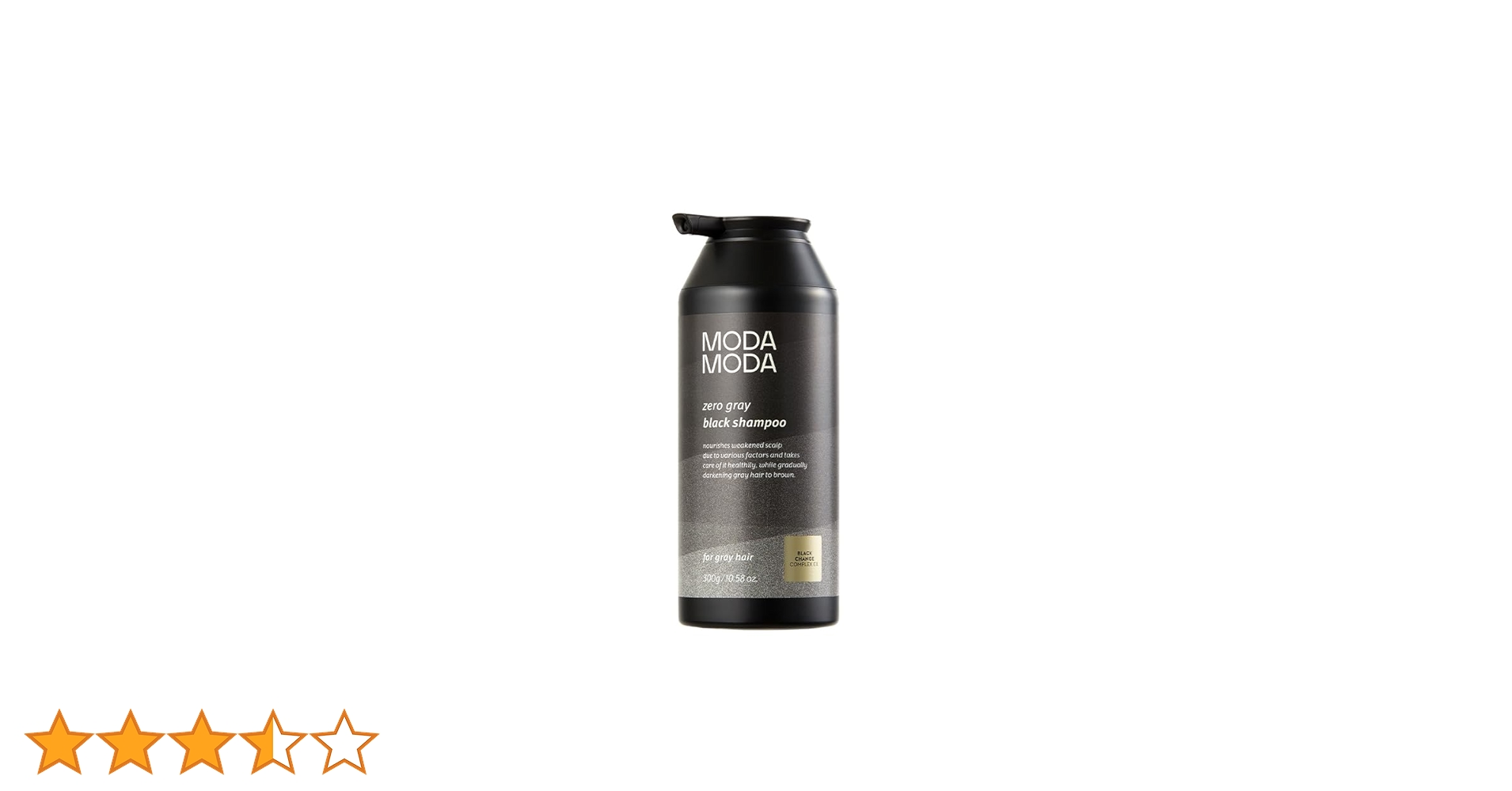 MODA MODA ゼログレー ブラックシャンプー 300g 3本セット Amazon